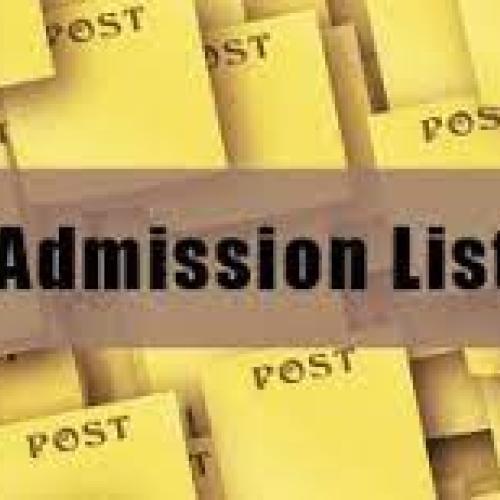 Admission List