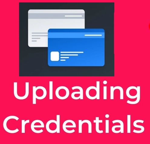 New Students: Upload Credentials